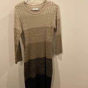 calvin klein sweater dress